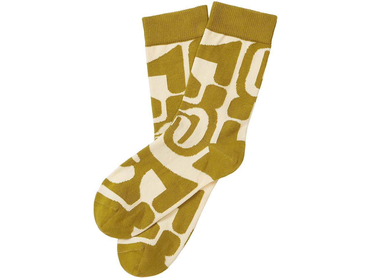 tranquillo Bio-Socken "ABSTRACT", pear, Gr. 39/42