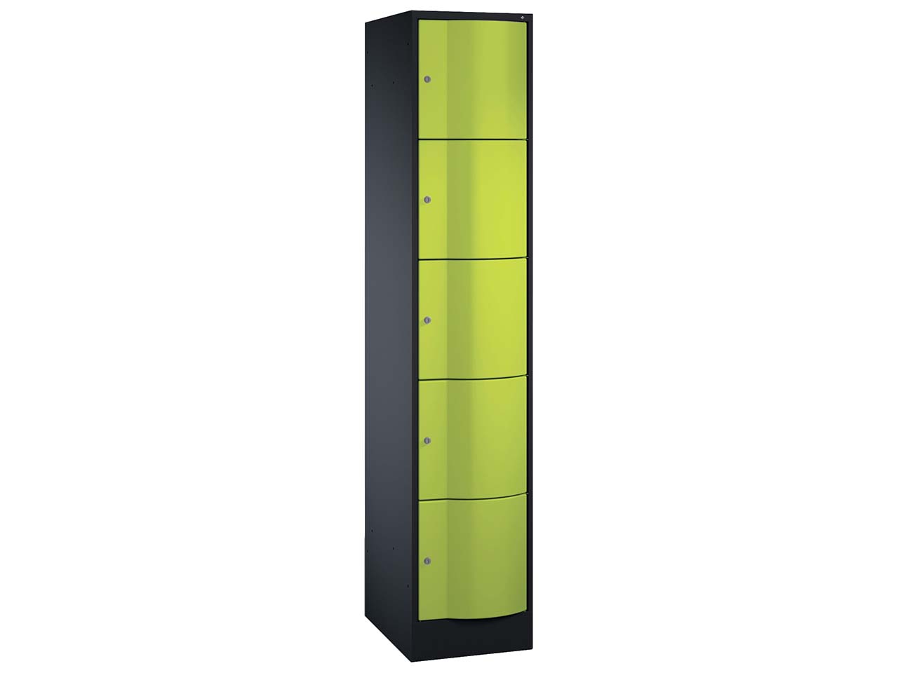 Schließfachschrank 1 Turm an/gr 5er
