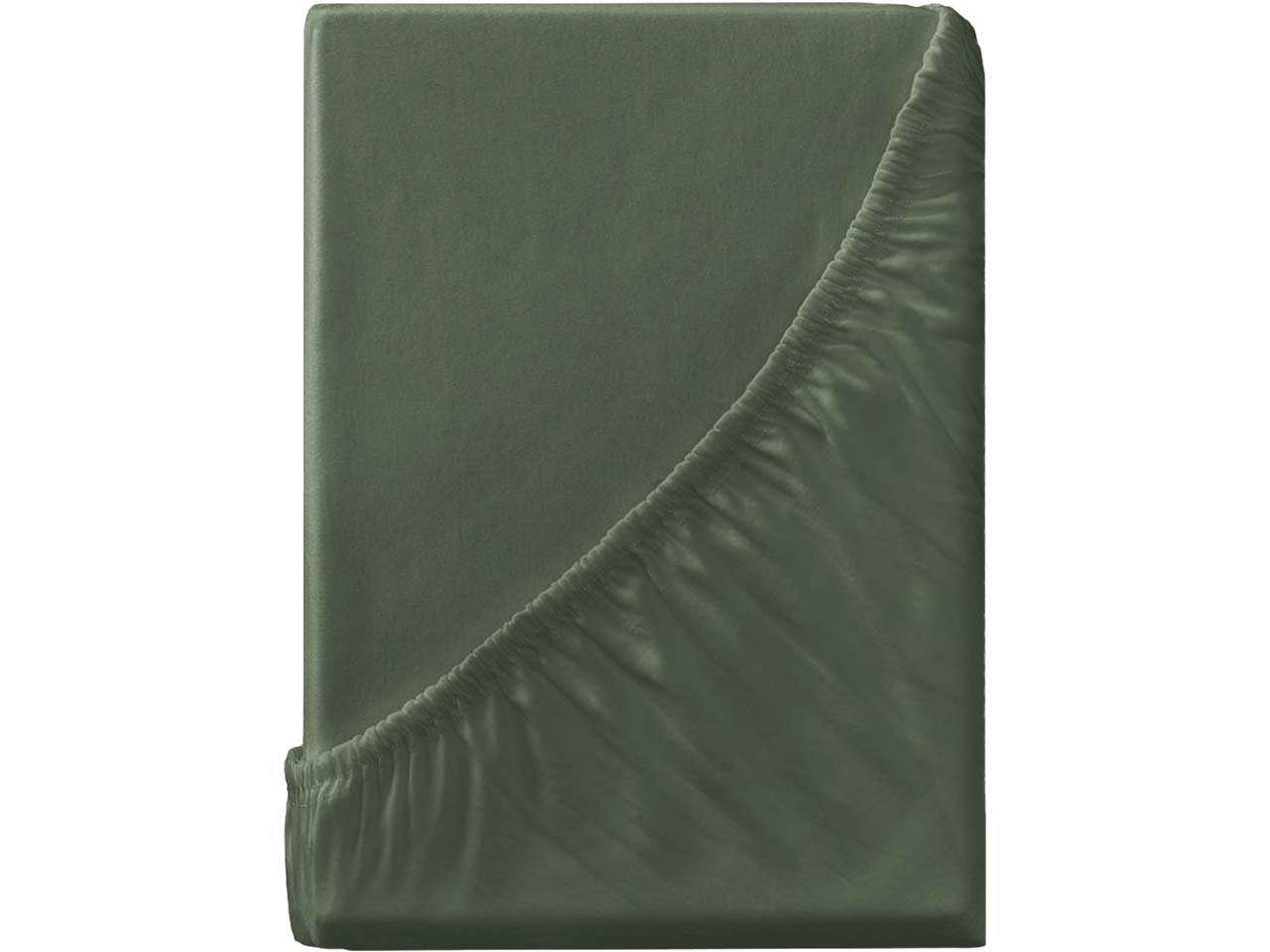 MELA Bio-Spannbettlaken 'PAMBAN' aus Jersey, 140/160 x 200 cm, herbal green