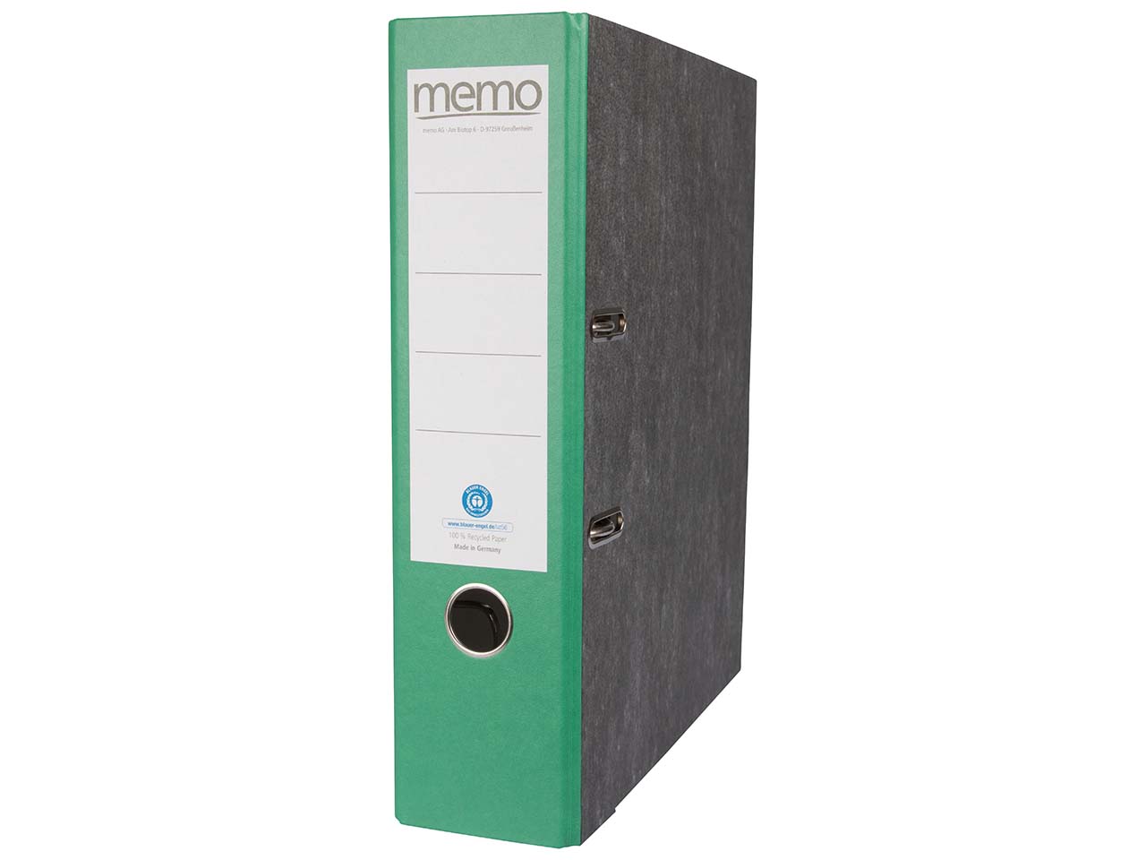 memo Ordner grün Rückenbreite 8 cm