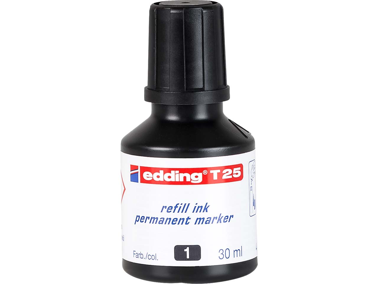 edding Nachfülltinte "T25" für Permanentmarker, schwarz