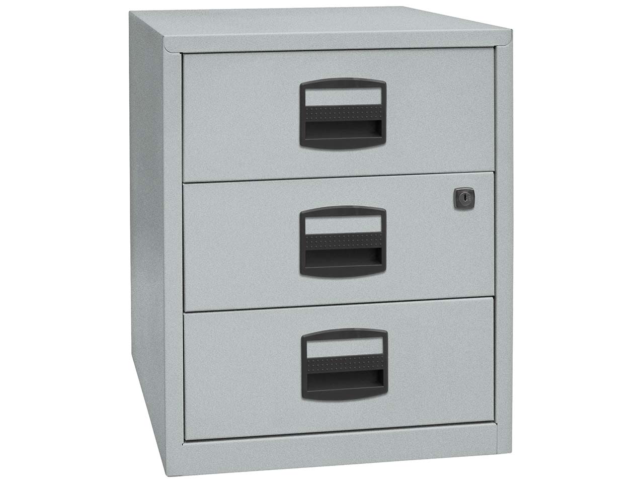 Bisley Home Rollcontainer 3 Schübe, silber