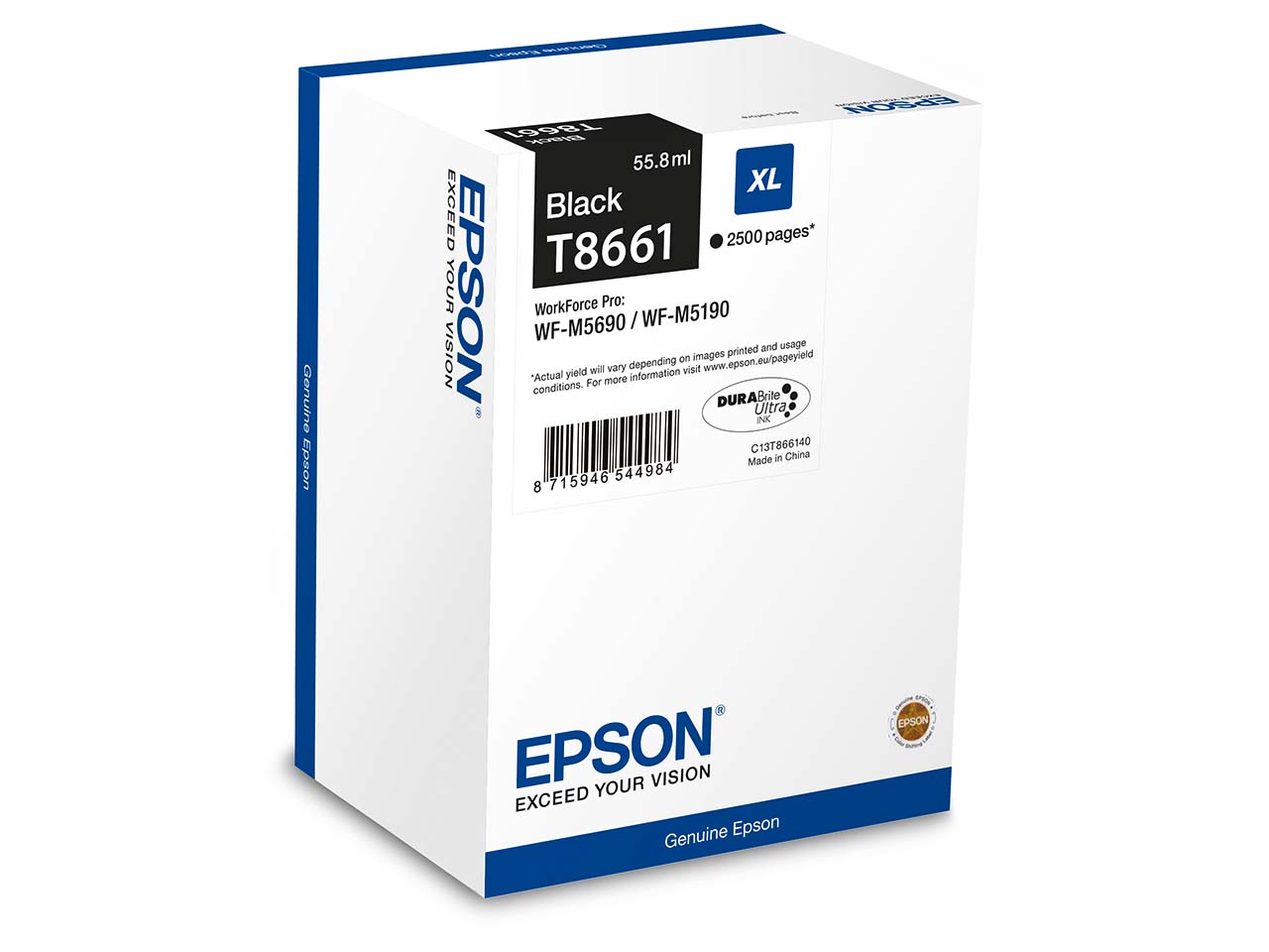 Epson Tintenpatrone T8661 schwarz