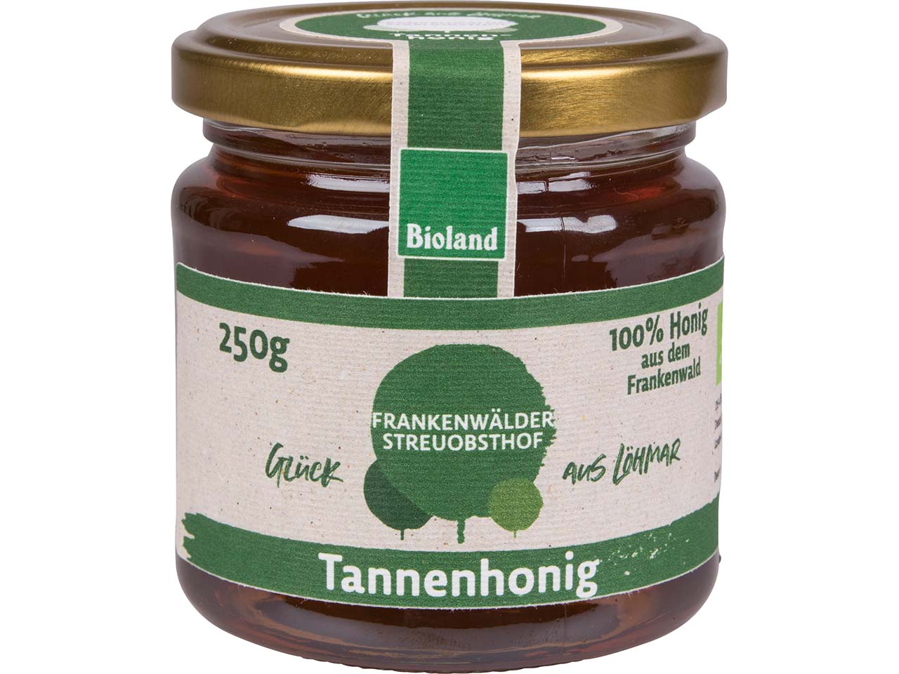 FRANKENWÄLDER STREUOBSTHOF Bio-Tannenhonig, 250 g