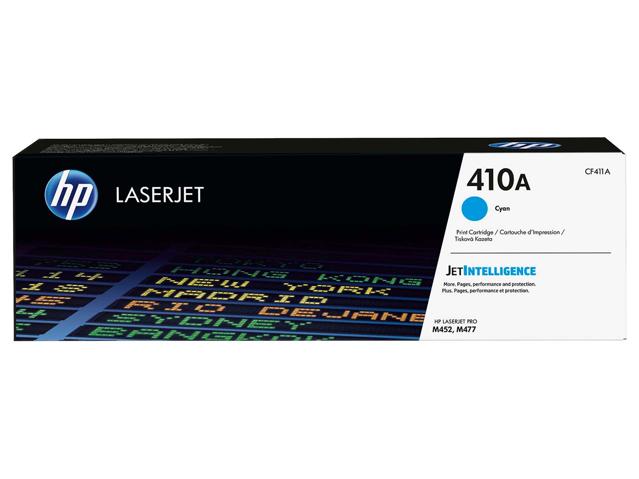 hp Druckkassette CF411A, Nr. 410A cyan