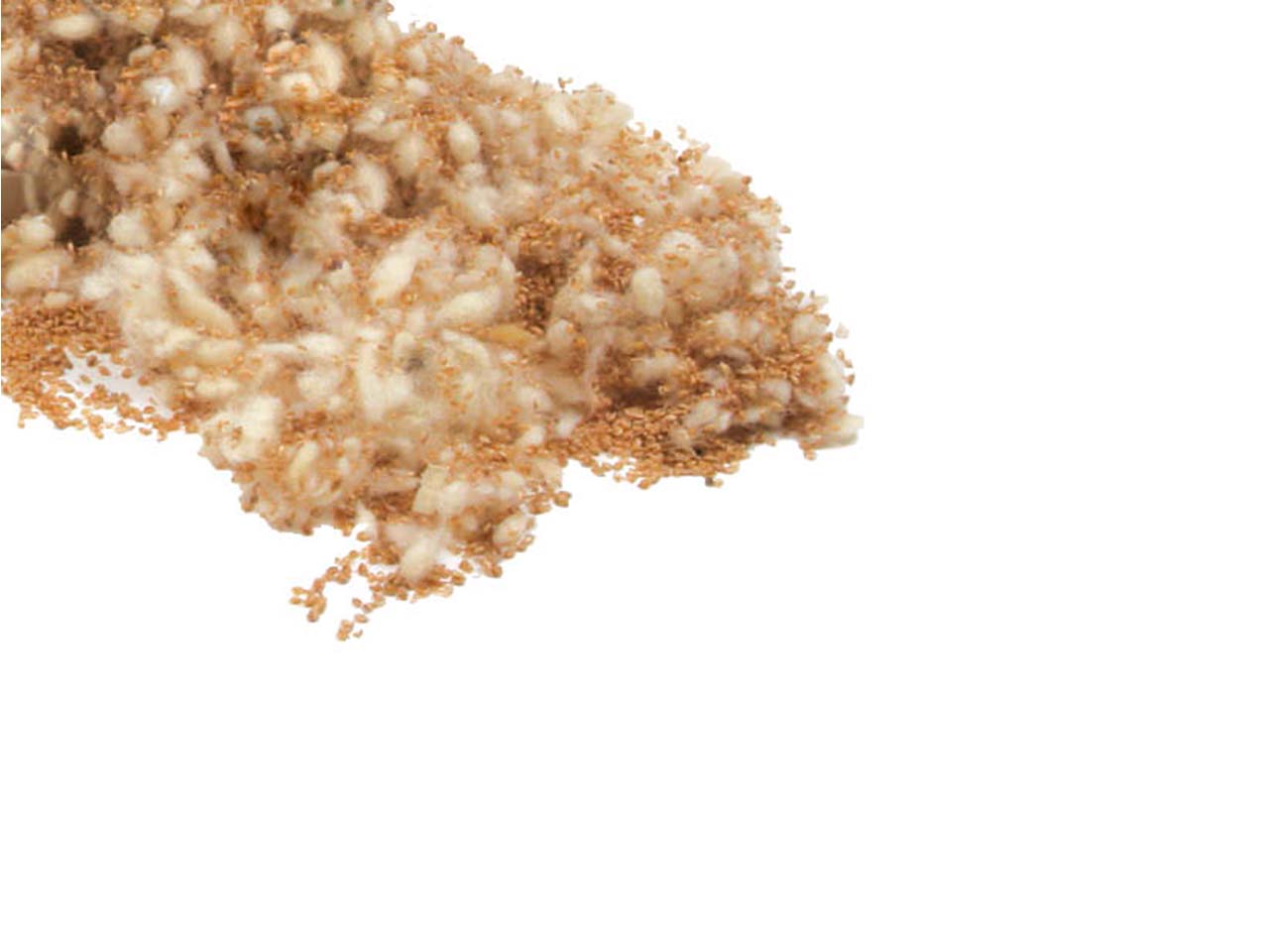 mudis Kissenfüllung mit Hirseschalen/Schafschurwolle 40 x 60 cm