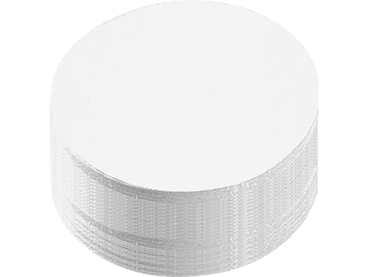 250 Blatt Moderationspapier Kreise 9,5 cm weiß