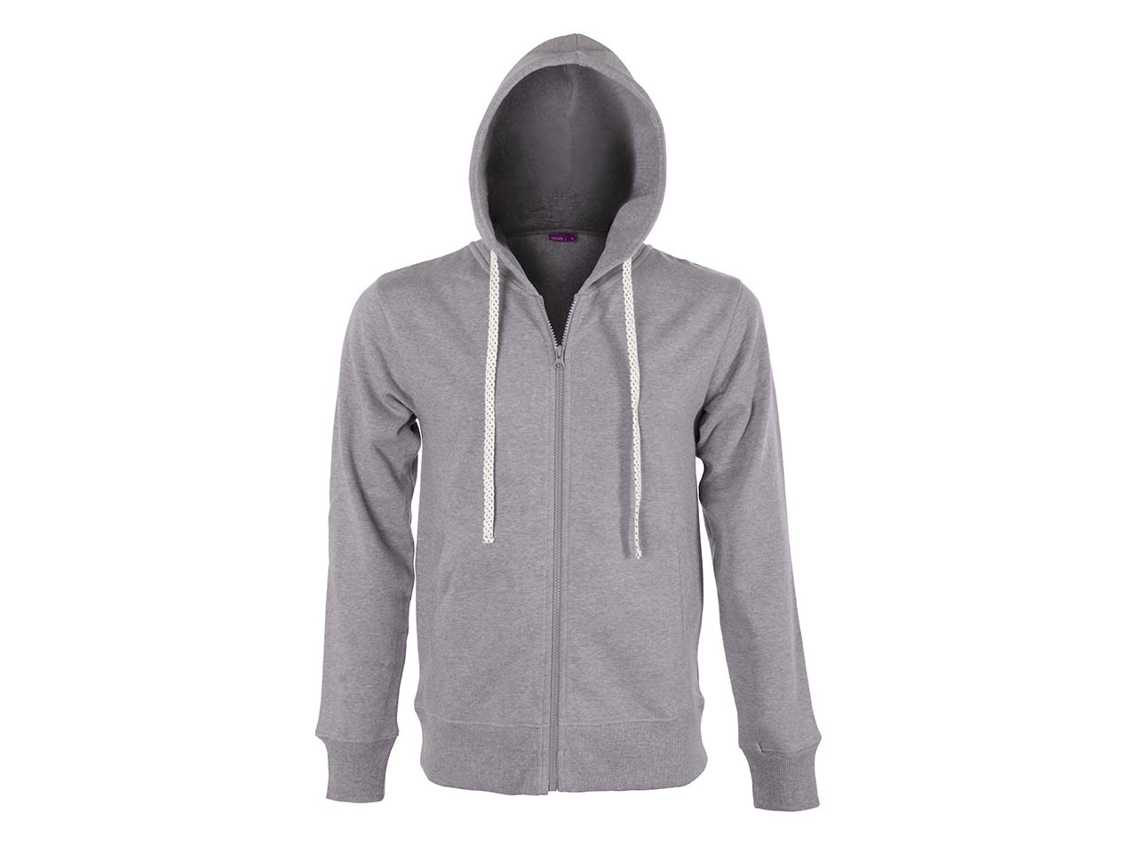Living Crafts Bio-Herren-Kapuzenjacke "Cameron" grau, Gr. M