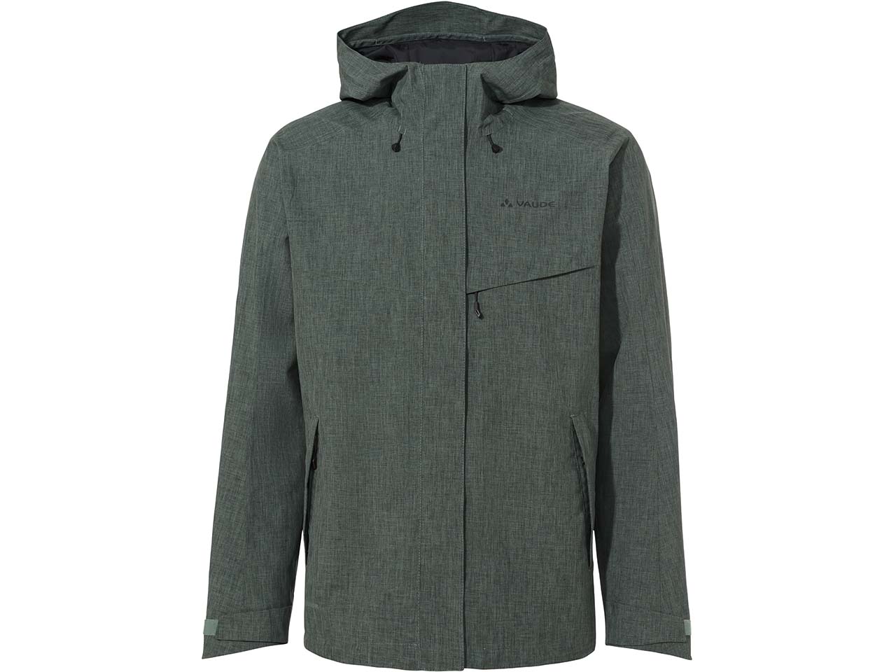 VAUDE Herren-Regenjacke "Rosemoor II" mit Brusttasche, agave, Gr. S