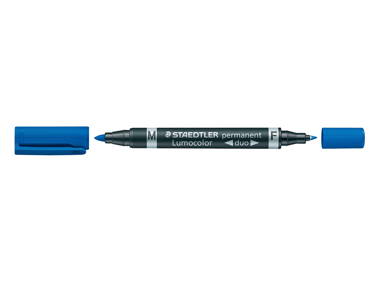 STAEDTLER Universalstift 'Lumocolor duo' blau