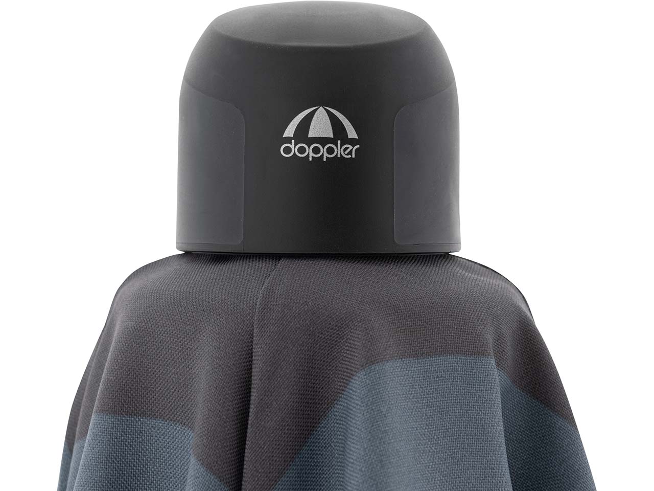 doppler Sonnenschirm "myZone Auto Tilt" 300 x 200 cm, HV, Blockstreifen anthrazit
