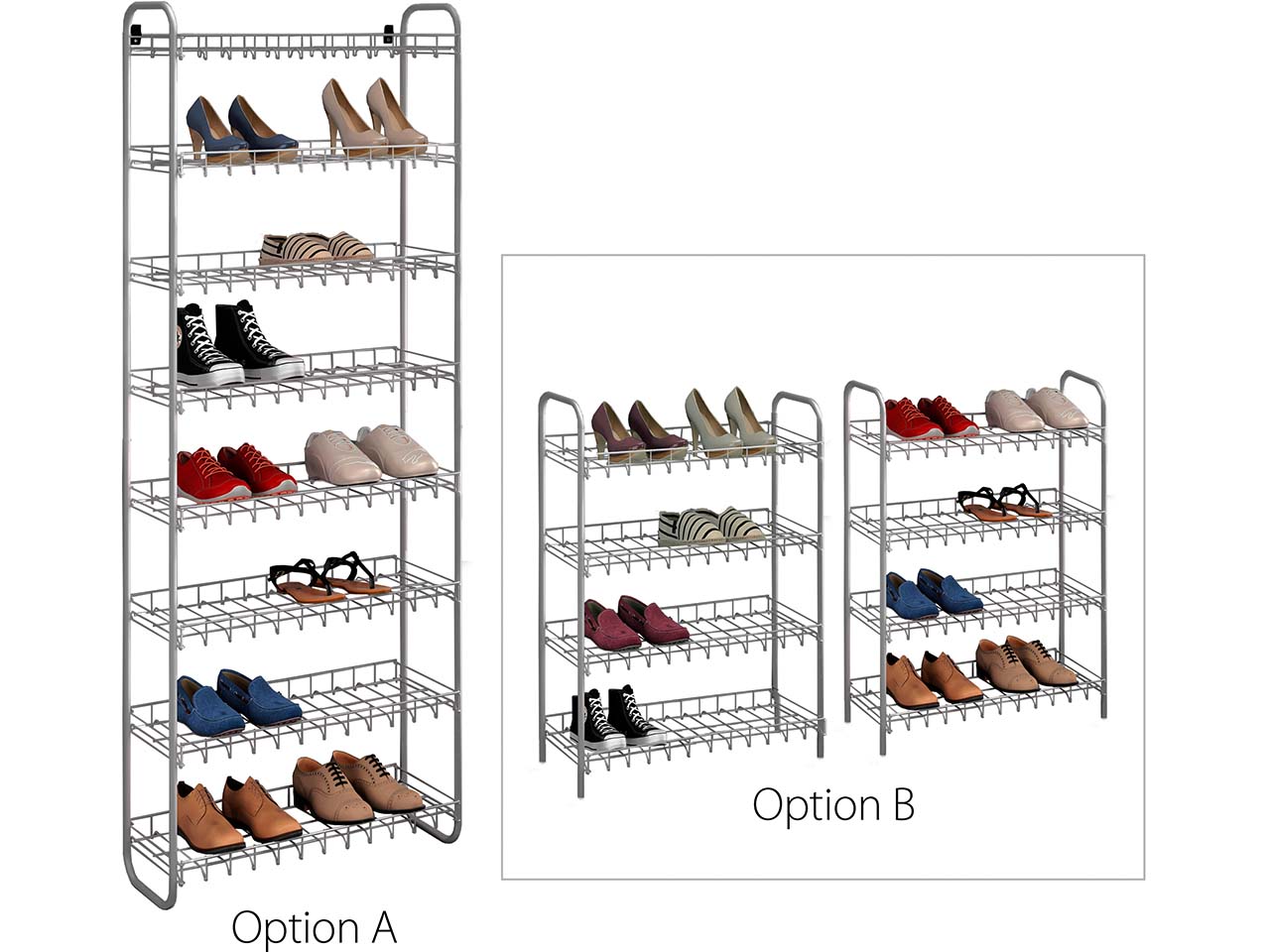 Metaltex Schuhregal "Shoe-8" aus Metall