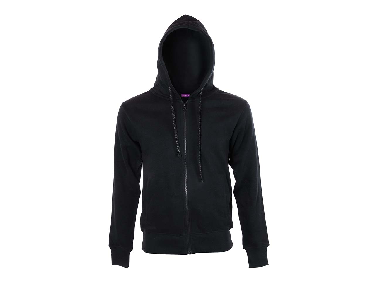 Living Crafts Bio-Herren-Kapuzenjacke "Cameron" schwarz, Gr. L