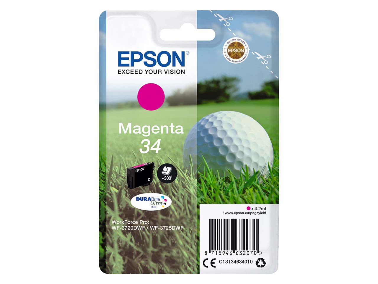 Epson Tintenpatrone T3463/ 34 magenta