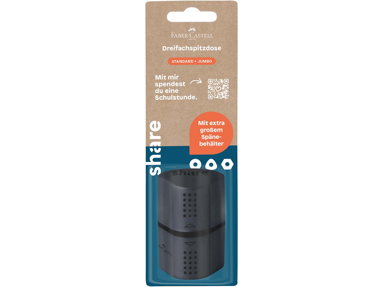 share Dosenspitzer, dreifach