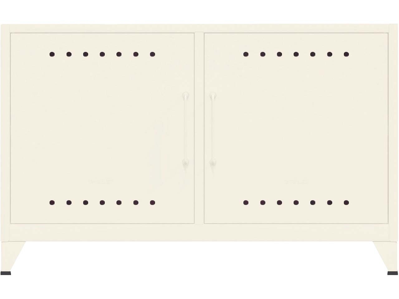 BISLEY Sideboard "Fern" 1 Fachboden, B114xT40xH72,5cm, verkehrsweiß
