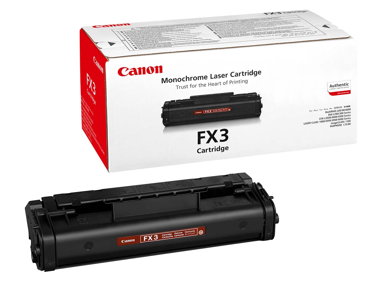 Canon Druckkassette FX-3 schwarz