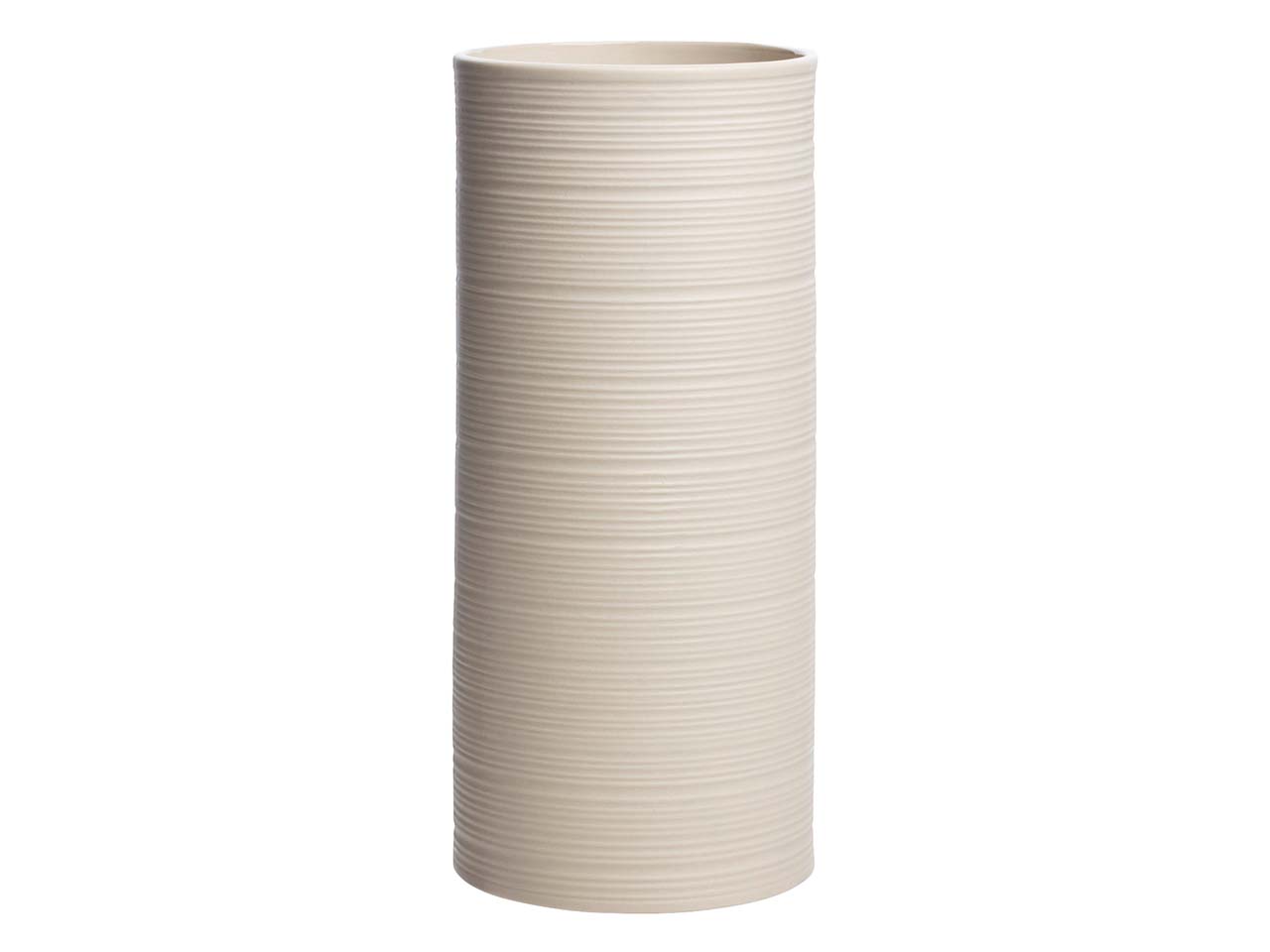 tranquillo Vase "VINTAGE" Zylinder cream, höhe 21 cm