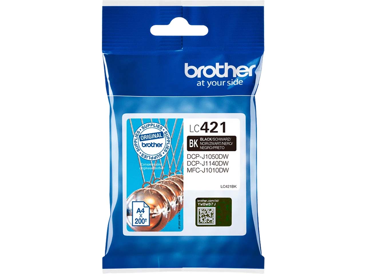 Brother Tintenpatrone LC-421BK schwarz