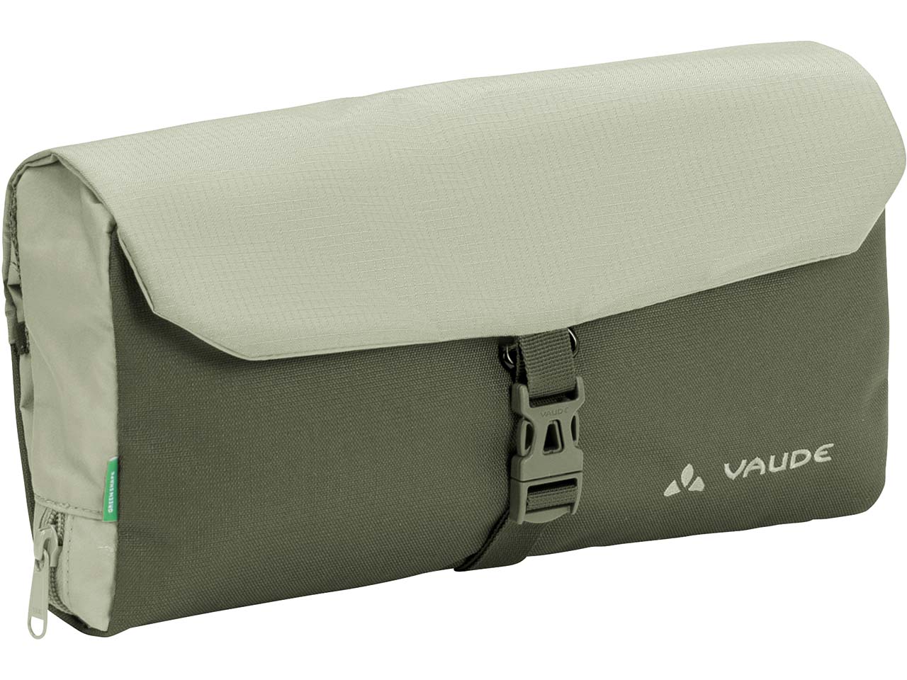 VAUDE Kulturbeutel 'WegaWrap' mit Wickelverschluss, cedar wood