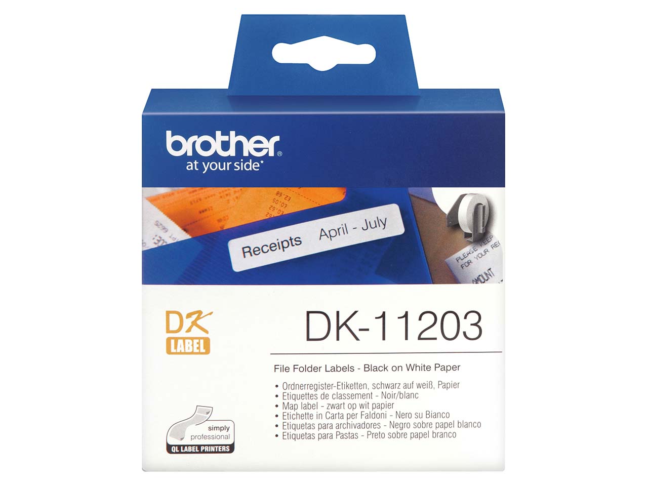 Brother Register-Etiketten 'DK-11203' 17 x 87 mm