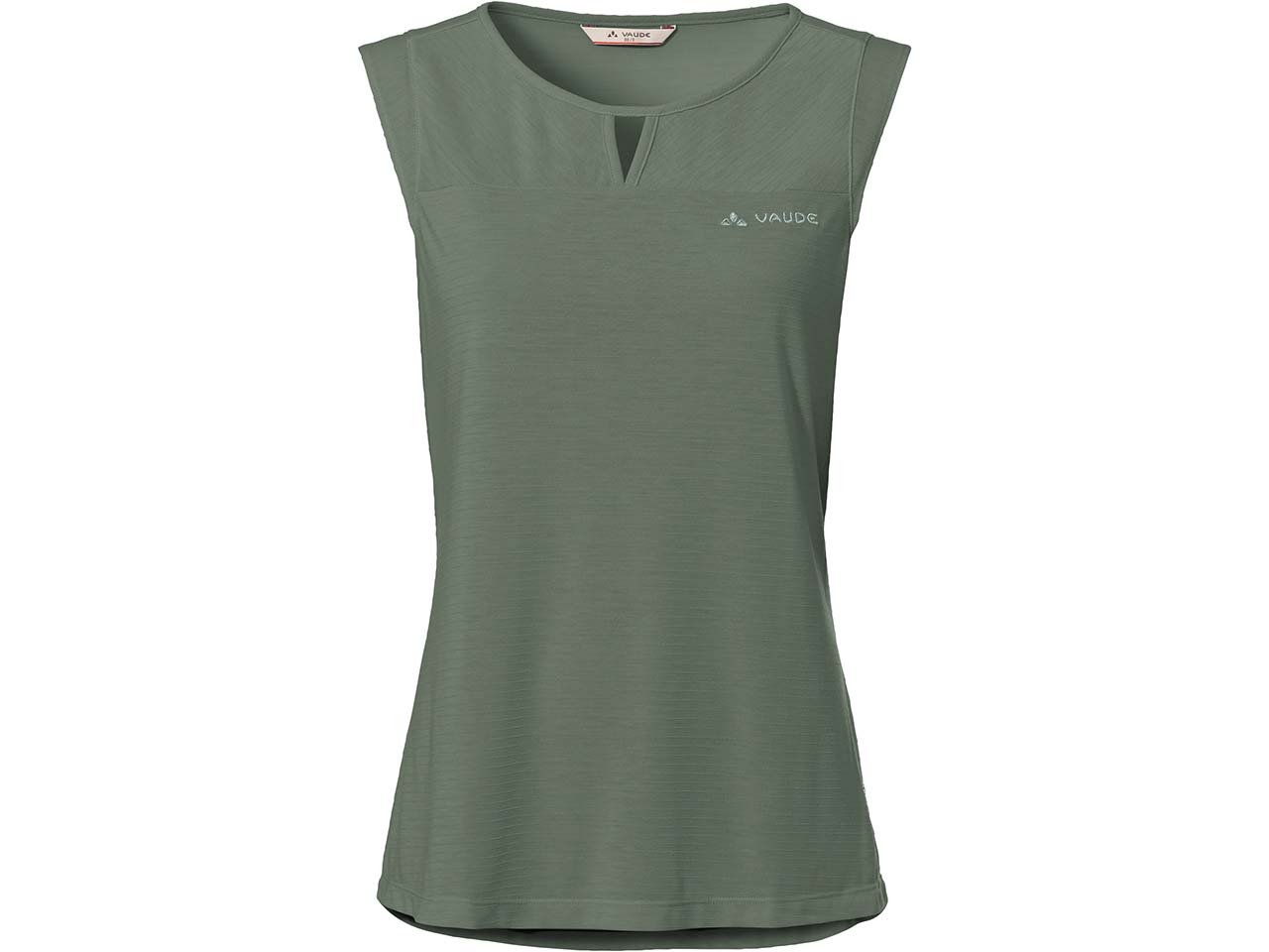 VAUDE Damen-Top 'Skomer Hiking' mit Ausschnittdetail, agave, Gr. 42