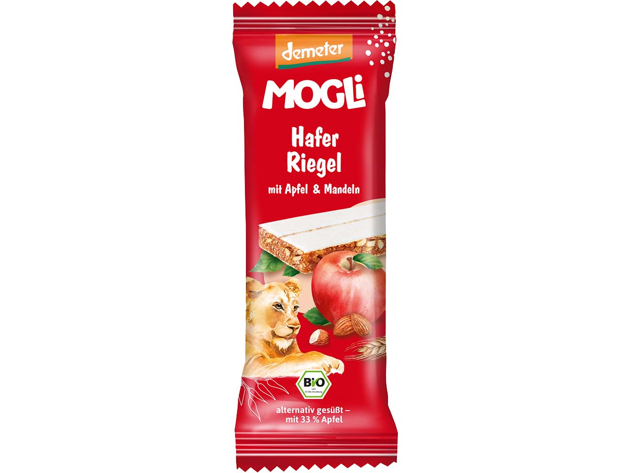 MOGLi Bio-Haferriegel "Apfel und Mandel", 25 g
