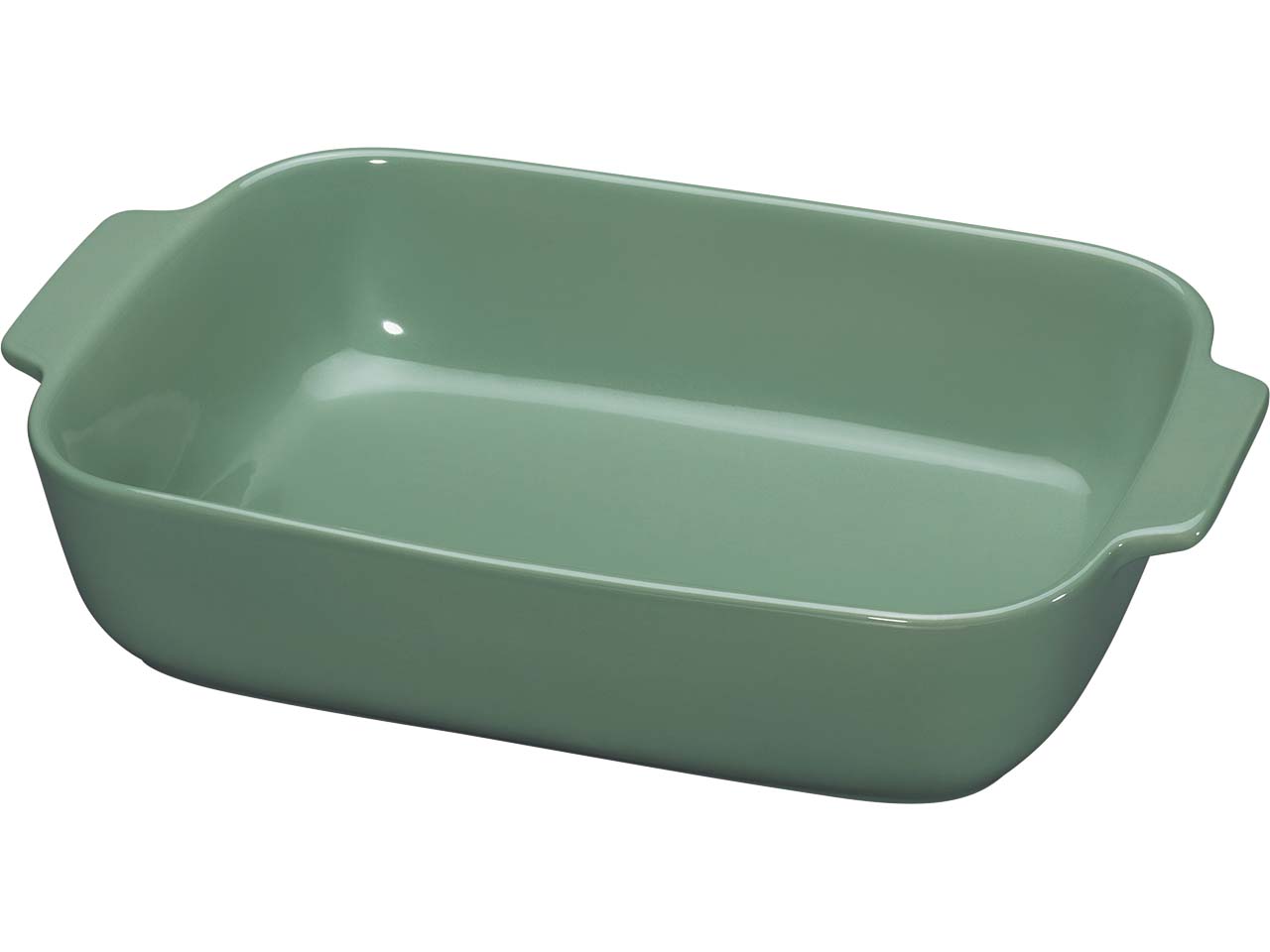 Auflaufform "PORTO" aus Keramik 36 x 22,5 cm, jade