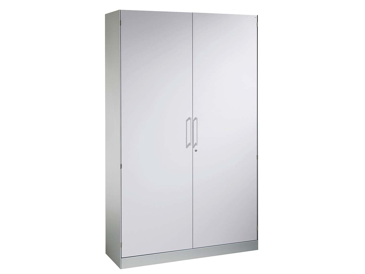 Flügeltürenschrank "CONTACT", Höhe 198 cm (BxT) 120 x 43,5, silber