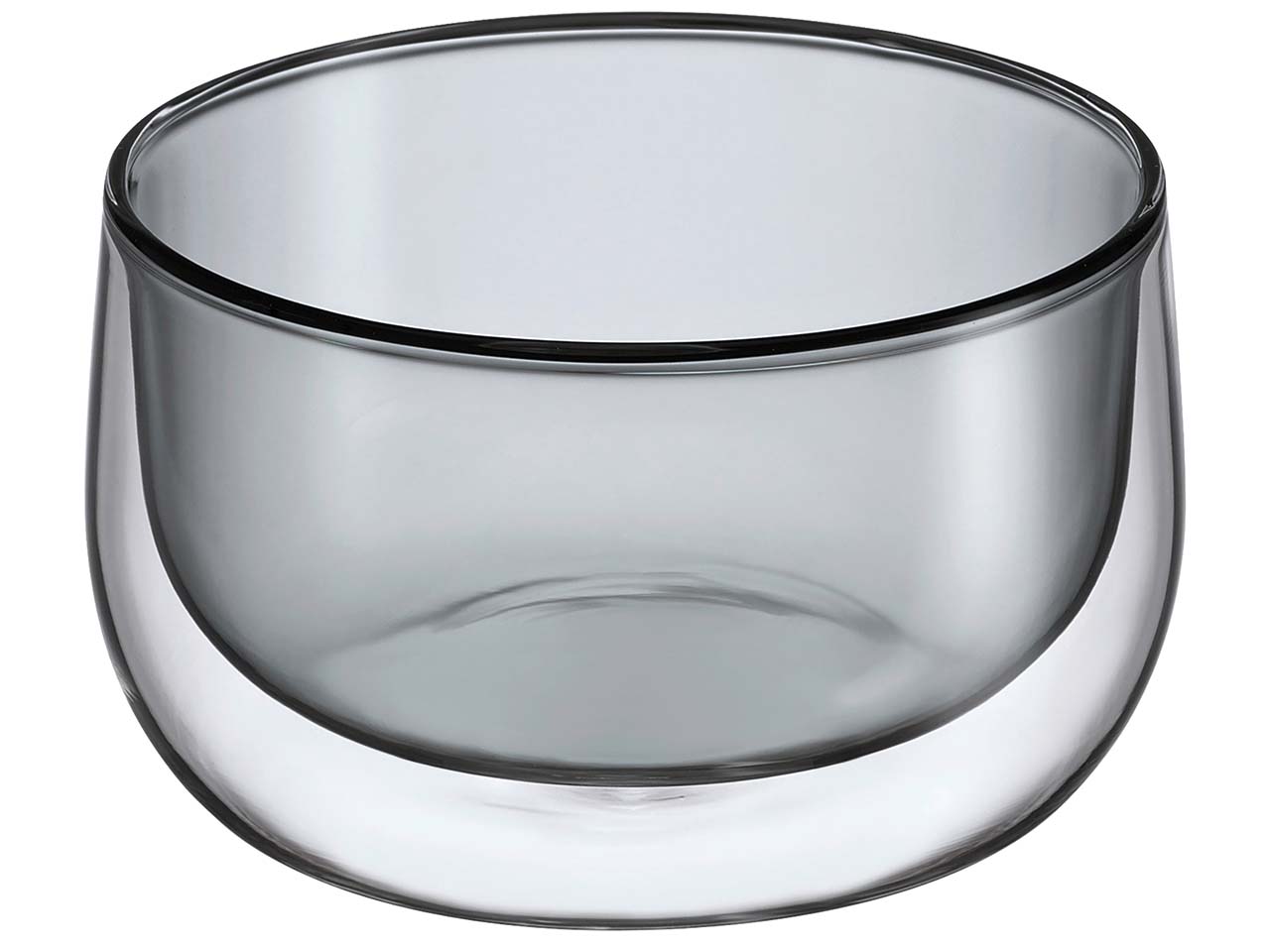 cilio Doppelwandige Dessertschale "VERONICA" Borosilikatglas, H 6,5 cm, Ø 11,5 cm