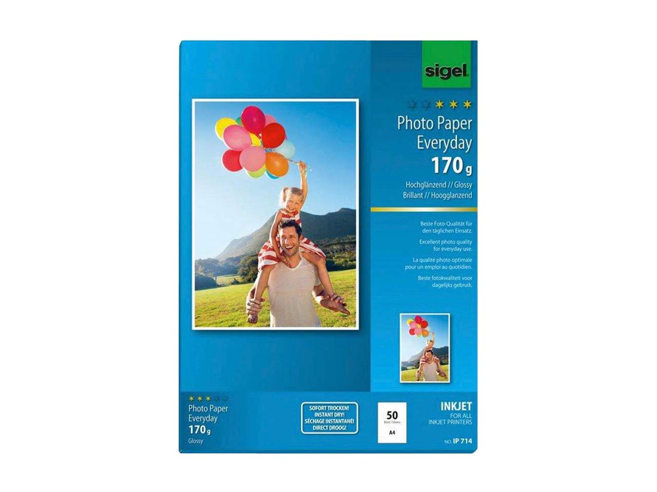 50 Blatt Sigel Everyday-Photo A4 170g
