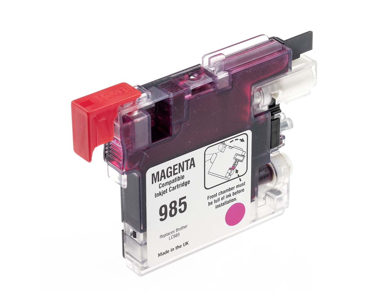 memo Tintenpatrone ersetzt Brother LC985M magenta