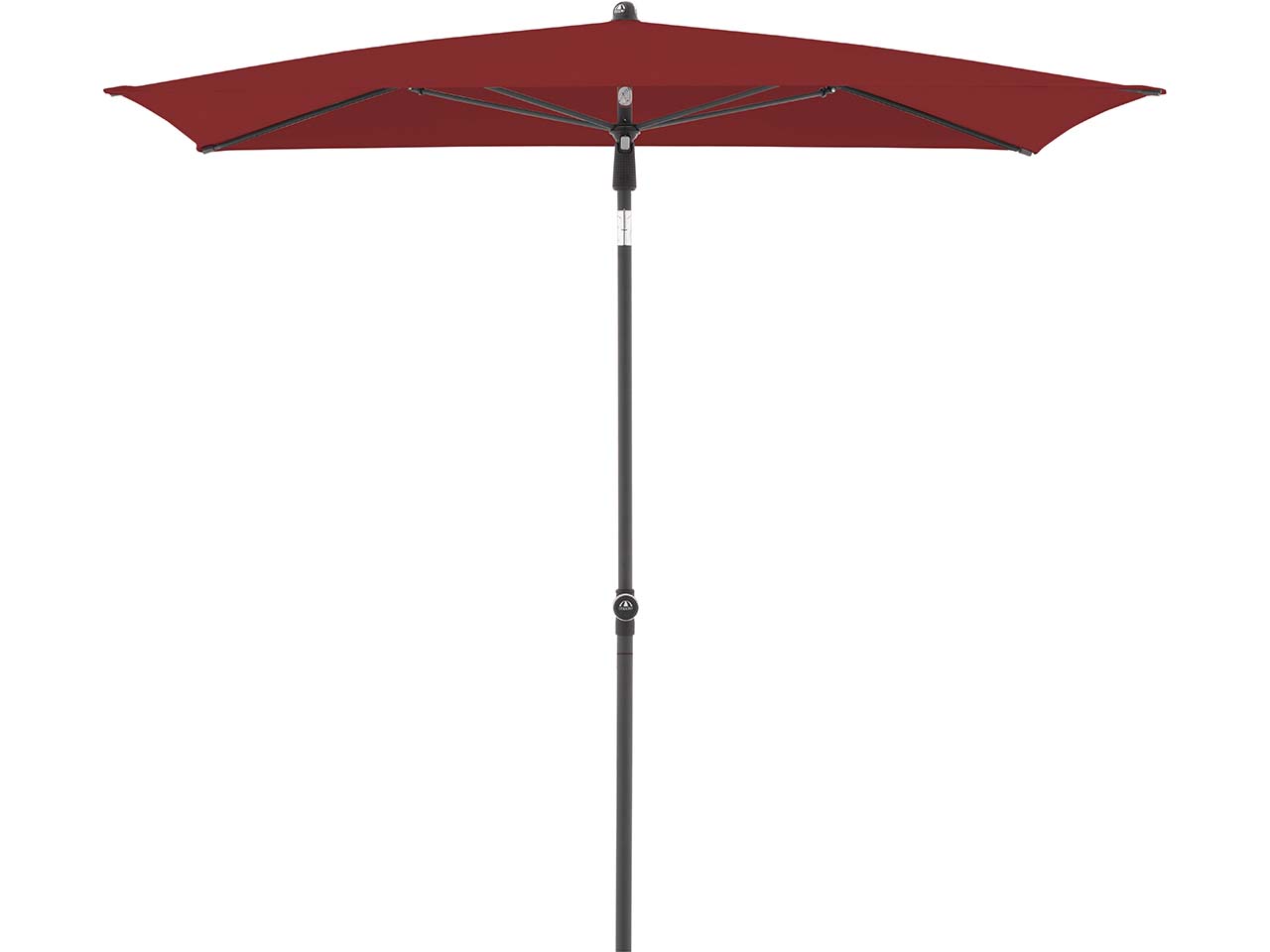 doppler Sonnenschirm "ACTIVE Green Edition" 200 x 120 cm, bordeaux