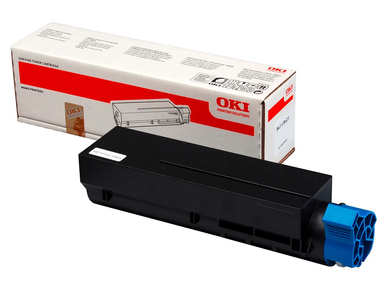 Oki Toner 44574702 schwarz
