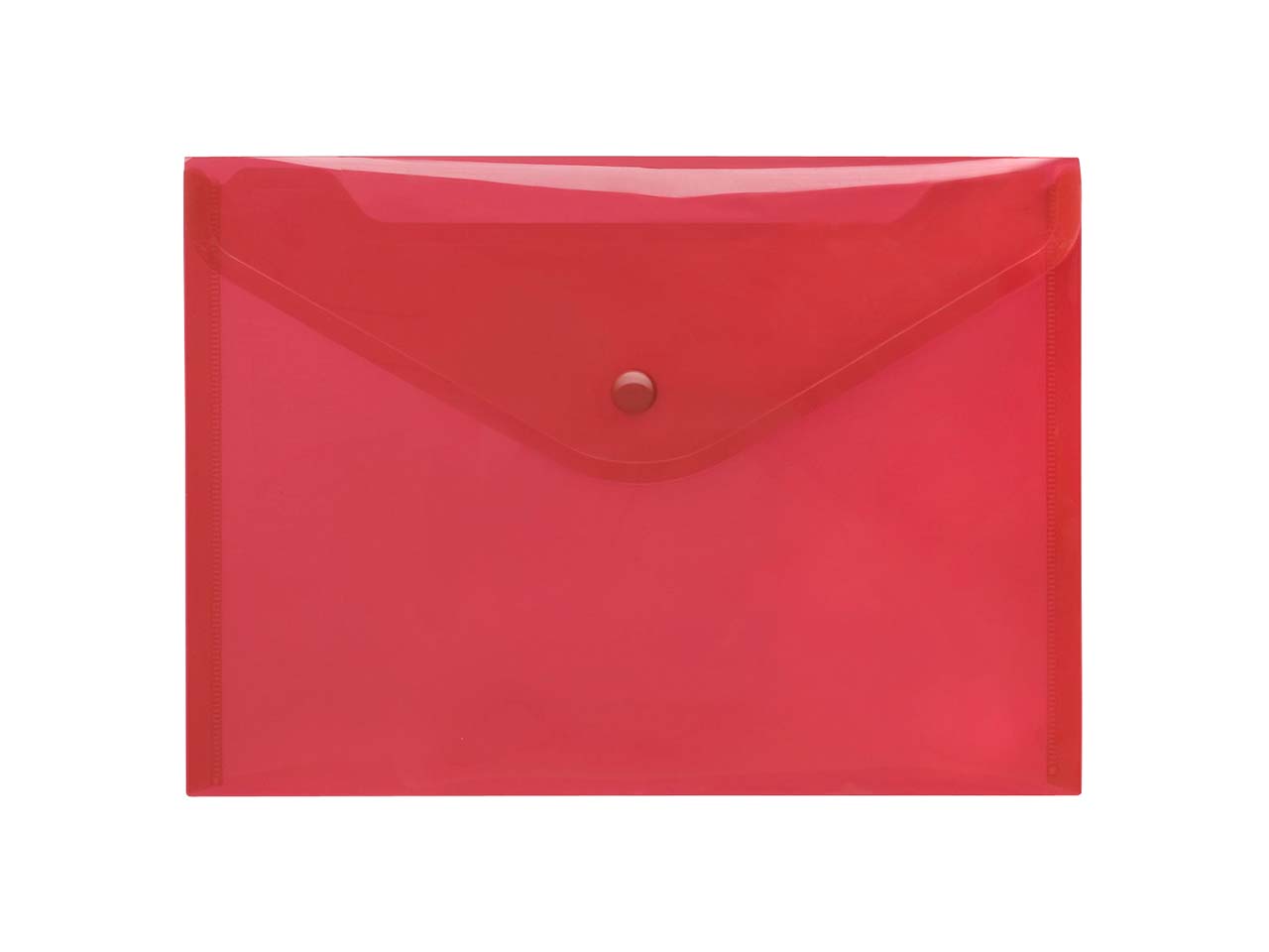 Sammelmappen für A5 transparent rot PP