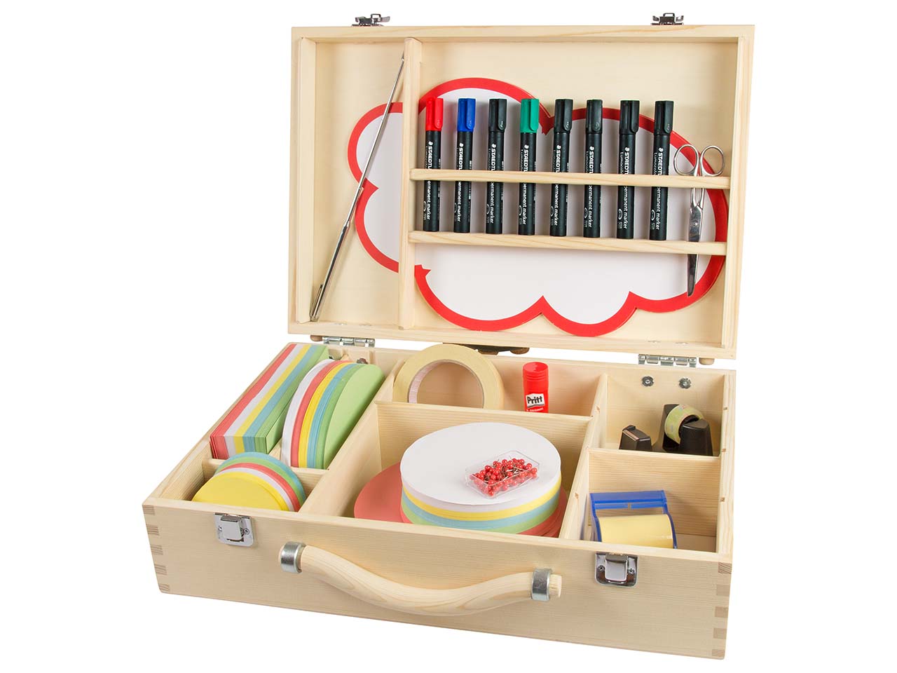 Moderationskoffer gefüllt "Basic"