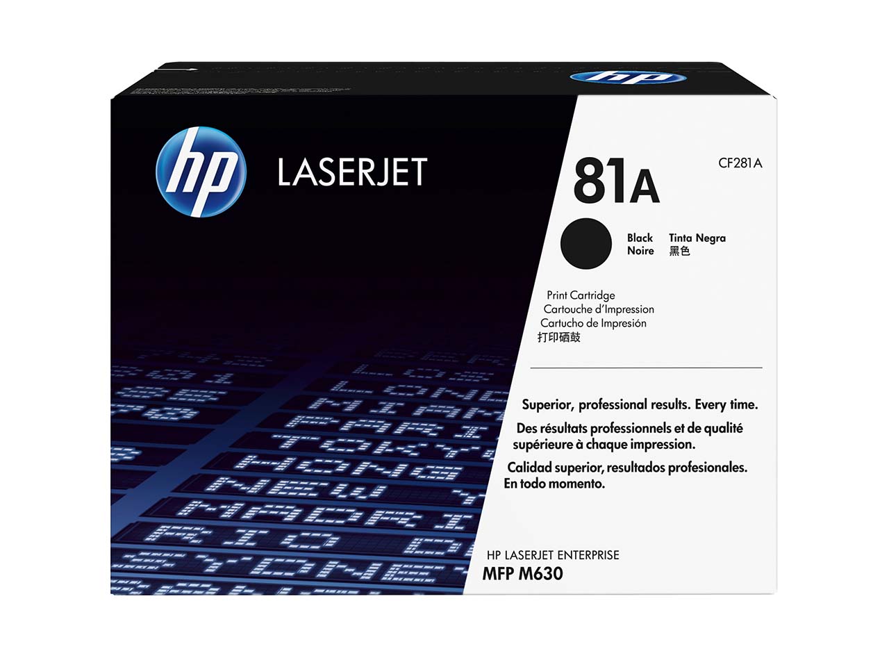 hp Druckkassette CF281A, Nr. 81A schwarz