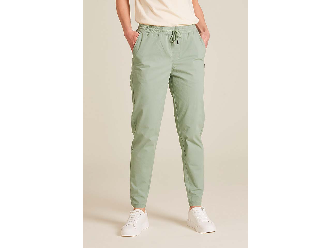 tranquillo Bio-Damen-Hose im Jogger-Style, granite green, Gr. 36