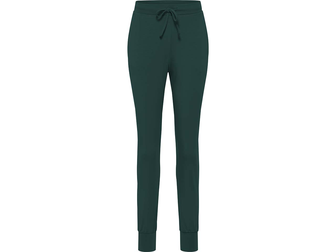 tranquillo Damen-Jogginghose mit Seitentaschen aus Tencel, dark green, Gr. L
