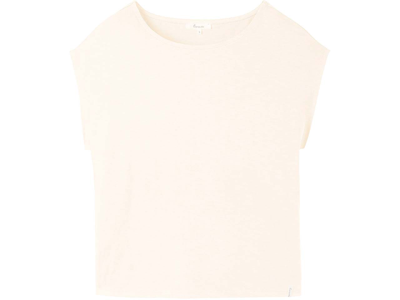 tranquillo Bio-Damen-T-Shirt mit kurzen Ärmel, warm sand, Gr. S