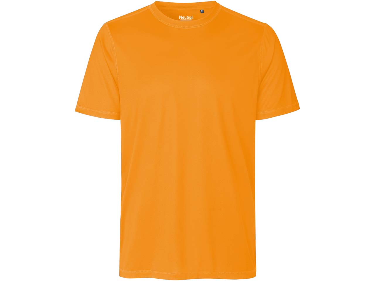 Neutral Herren-Sport-T-Shirt aus recyceltem Polyester, okay orange, Gr. 3XL