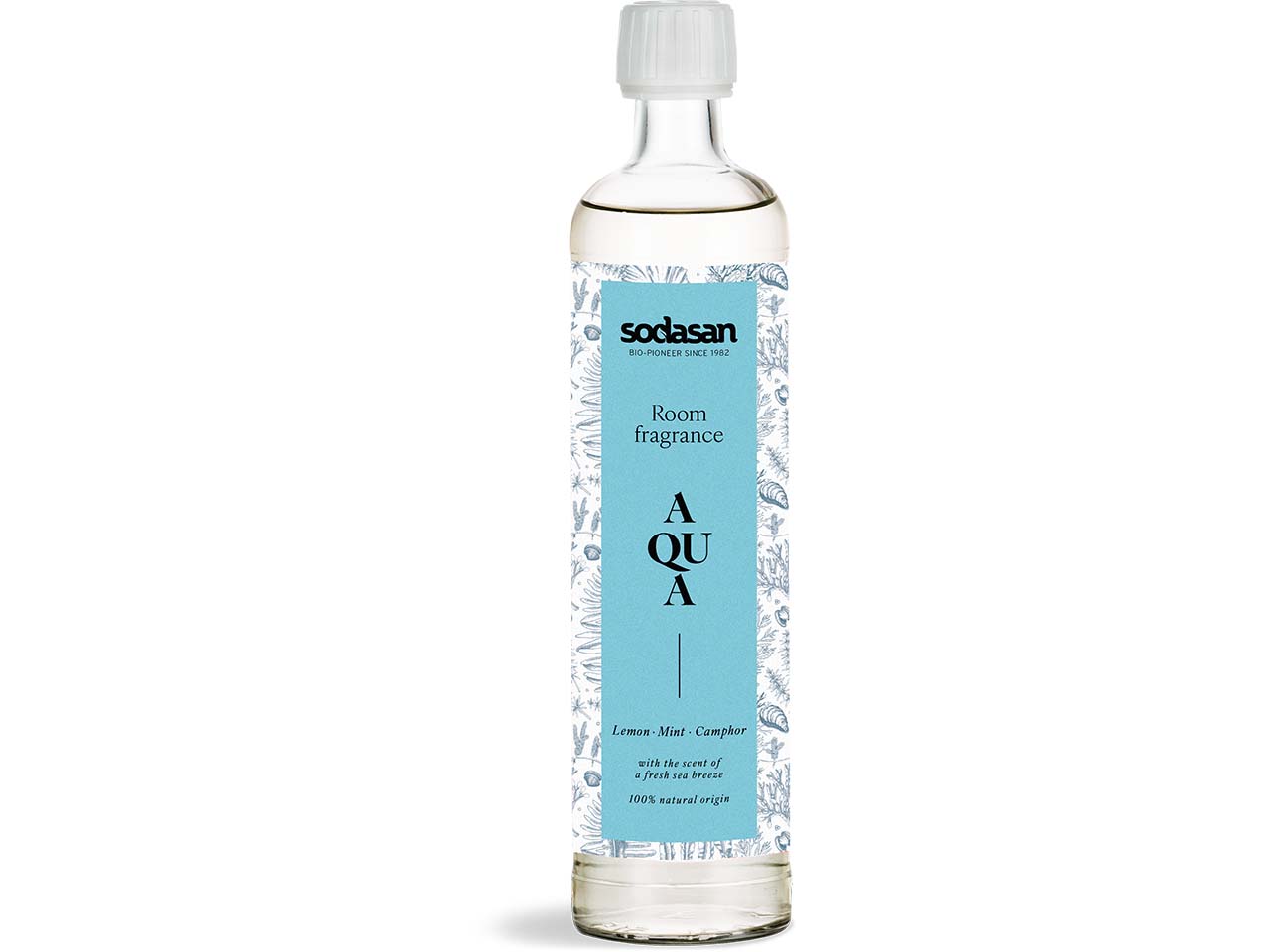 sodasan Raumduft "AQUA" Nachfüllung, Lemon/Mint/Camphor, 500 ml
