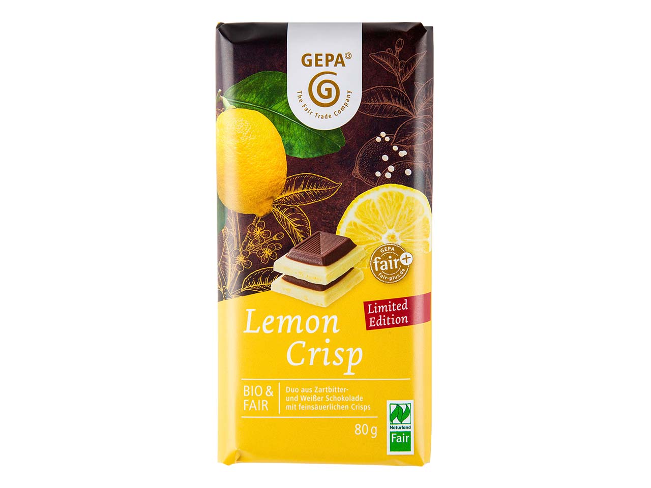 GEPA Bio-Schokolade "Lemoncrisp", 80 g
