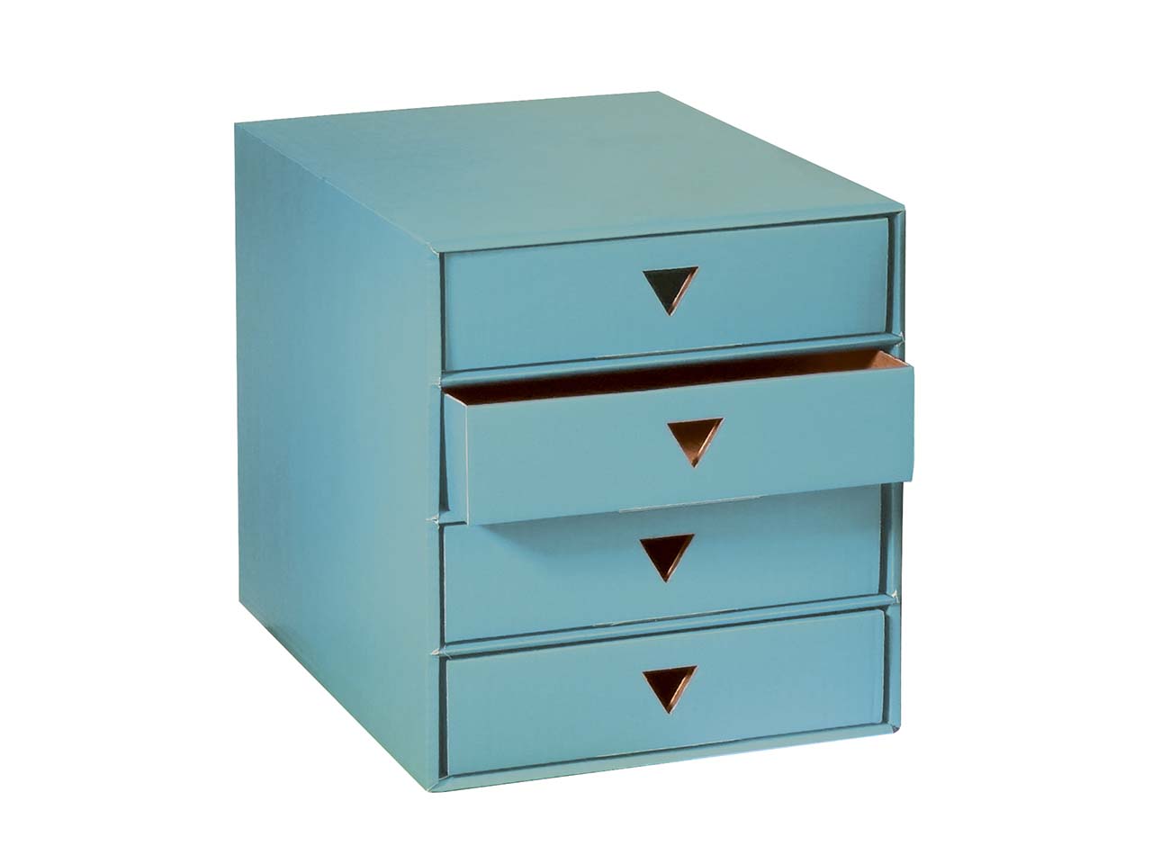 Schubladenbox "Color" DIN A4 mit 4 Schüben mint