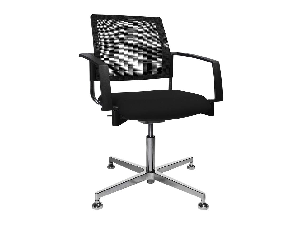Topstar Besprechungsstuhl "3D-BtoB 30" mit Armlehnen Netzrücken schwarz