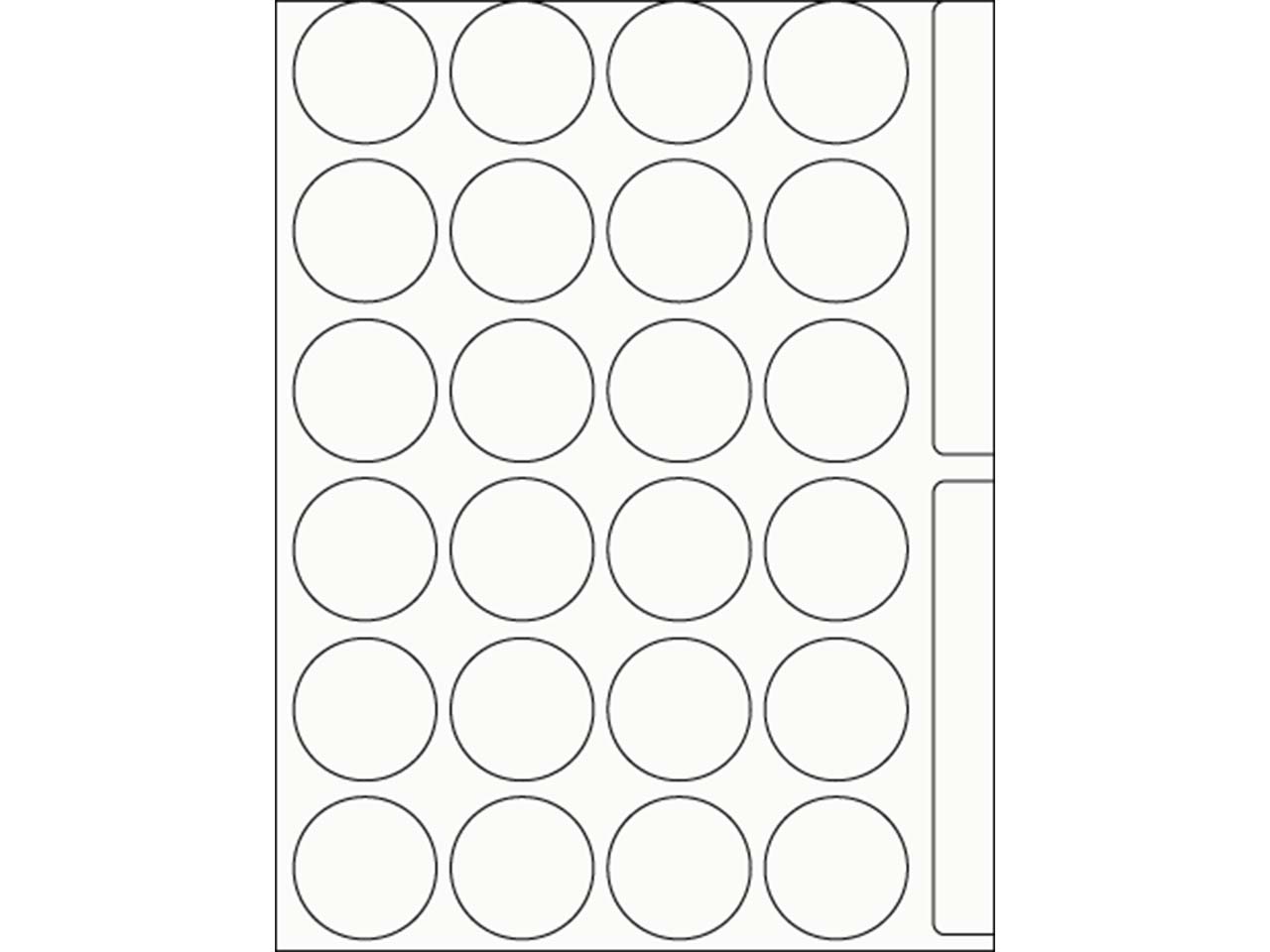 480 Etiketten rund 25 mm