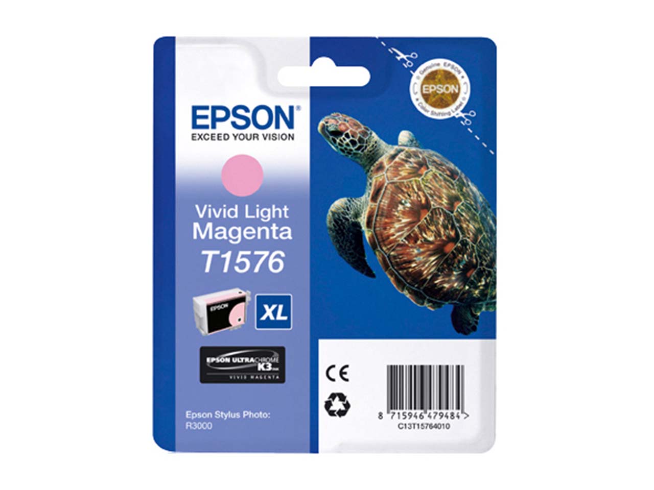 Epson Tintenpatrone T1576 vivid hell magenta