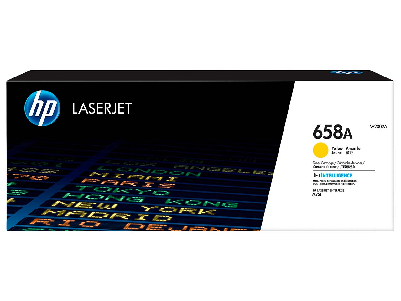 hp Druckkassette W2002A, Nr. 658A gelb
