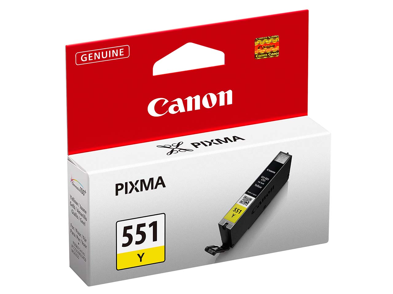 Canon Tintenpatrone CLI-551Y gelb