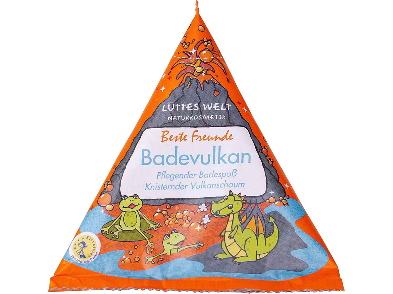 LÜTTES WELT Badezusatz Badevulkan "Beste Freunde", 70 g